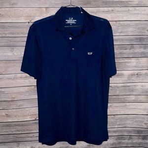 Vineyard Vine Navy Performance Polo S